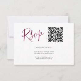 QR-kod OSA kort Burgundy