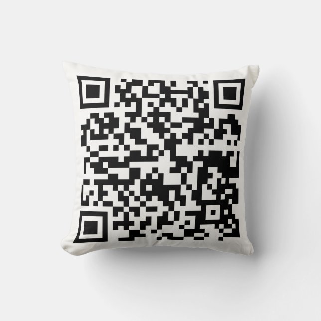 QR-kod på en Kudde (Framsida)