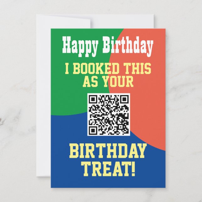 QR-kod på ett kort (Framsida)