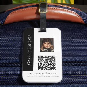 QR-kod Photo Business Company Large Bagagebricka