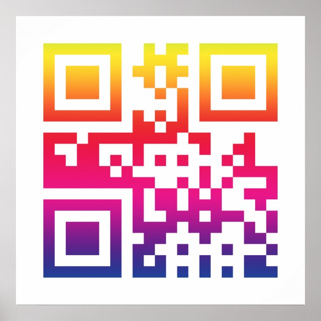 ☮ - QR-kod Poster (Framsidan)