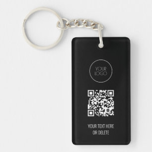 QR-kod - Professionell för Logotyp, svart och vit