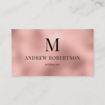 QR-kod Professionell Monogram Ro Guld Faux Foil