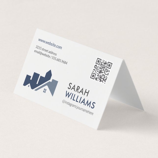 QR-kod | Real Gods Home Visitkort (Framsida)