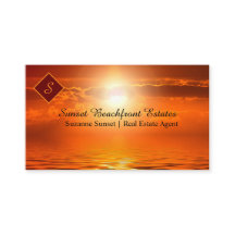 QR-kod Real Gods Monogram Orange Sunset