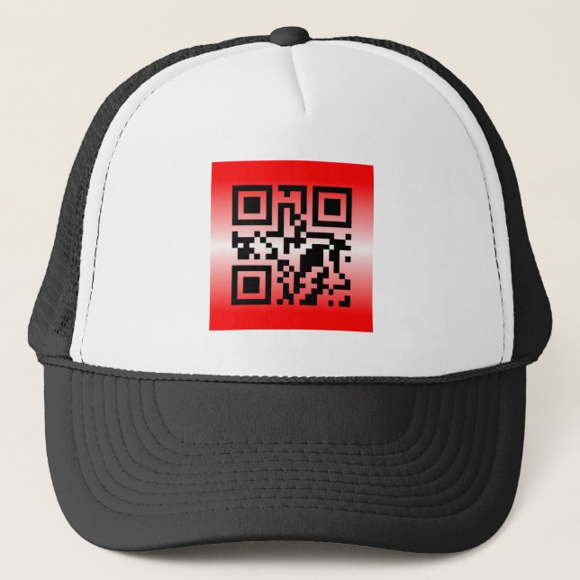 QR-kod® - säga: I KÄRLEK DU Keps (Framsida)