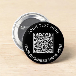 QR-kod - säljfrämjande svart Knapp