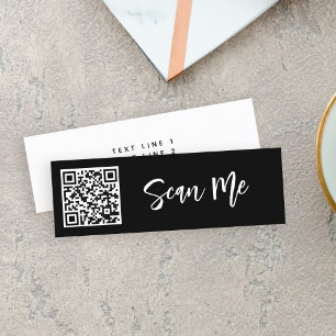 QR-kod Scan me Professionell Small Business  Mini Visitkort