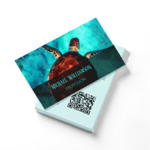 QR-kod Sea Turtle Photo | Kustvatten