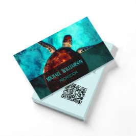 QR-kod Sea Turtle Photo | Kustvatten Visitkort