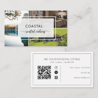 QR-kod Semesteruthyrning Gästhus Visitkort