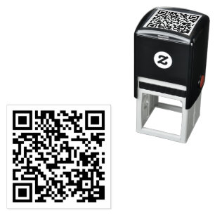 QR-kod Självfärgande Stämpel