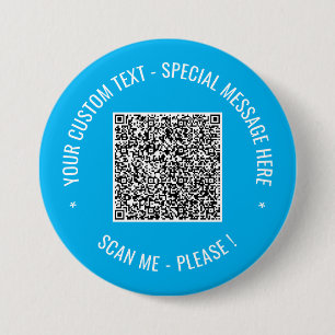 QR-kod Skanna Info Anpassad text Din Färgknapp Knapp