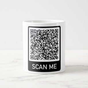QR-kod - skanna mig Professionell Personlig mugg Jumbo Mugg