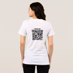 QR-kod Skanna Mig Reklam T-Shirt Nyfiken?