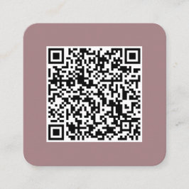 QR-kod-Social Media-Modern-Simple-Professionell Sq Fyrkantigt Visitkort