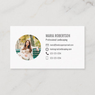 QR-kod Social Media Photo Professionell Visitkort