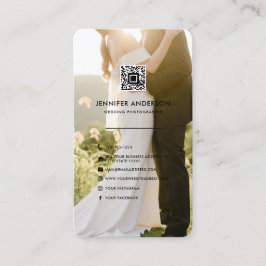 QR-kod Social medieikoner Bröllop-fotoskrivare Visitkort