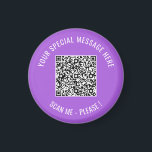 QR-kod - Speciellt magneterbjudande för text Magnet<br><div class="desc">Välj Färg och Teckensnitt - Tecken med Din Speciella QR-kodinfo och Anpassningsbar Text Personlig Modern Magnet Gift - Lägg till QR-kod - Bild eller Logotyp - Bild / Text - Namn eller annan info / message - Ändra storlek och flytta eller ta bort / lägg till Inslag - Bild /...</div>