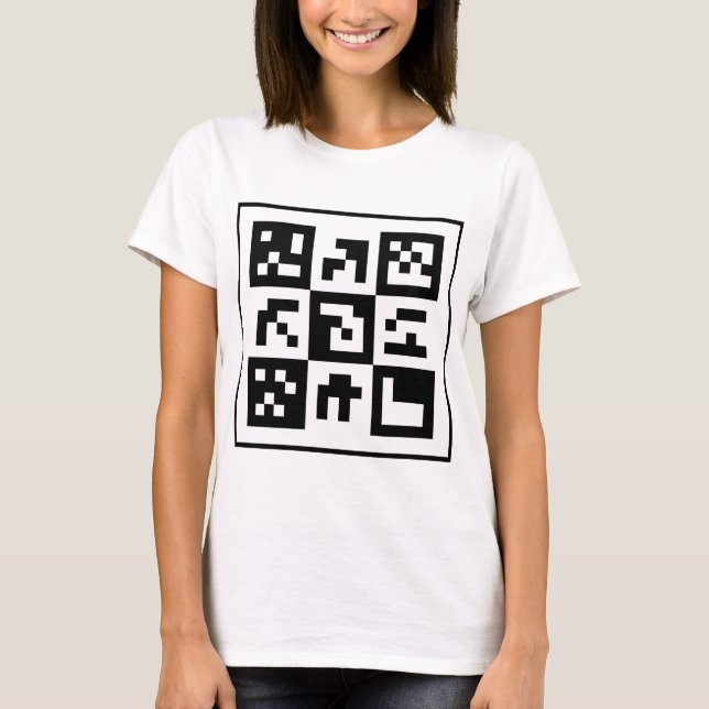 qr-kod t shirt (Framsida)