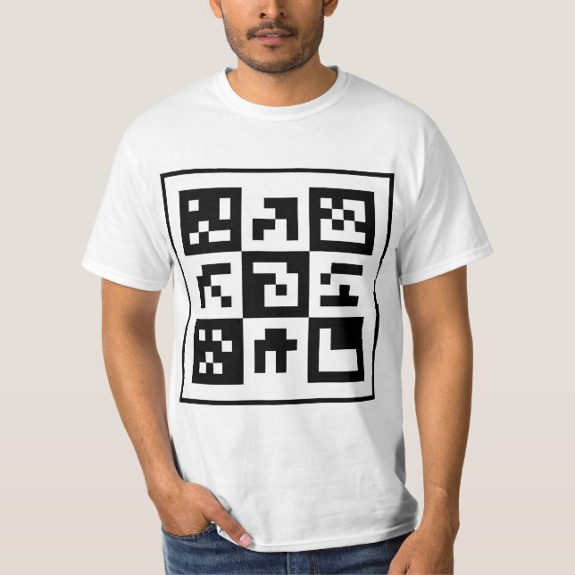 qr-kod t shirt (Framsida)