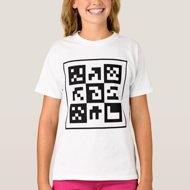 qr-kod t shirt (Framsida)