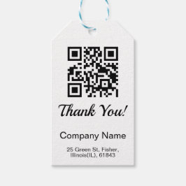 QR-kod - Tack Presentetikett