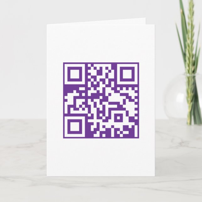 QR-kod test två Kort (Framsida)