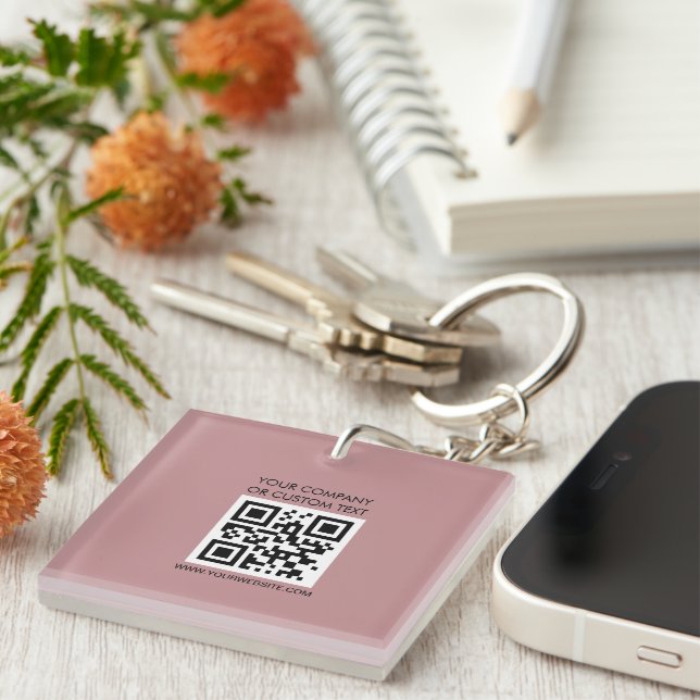 QR-kod Text  Modern Minimalistisk (Högra Framsidan)