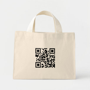 QR-kod tobag Mini Tygkasse