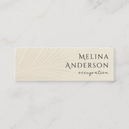 QR-kod Tropical Handflatan Mini Affärskort Visitkort