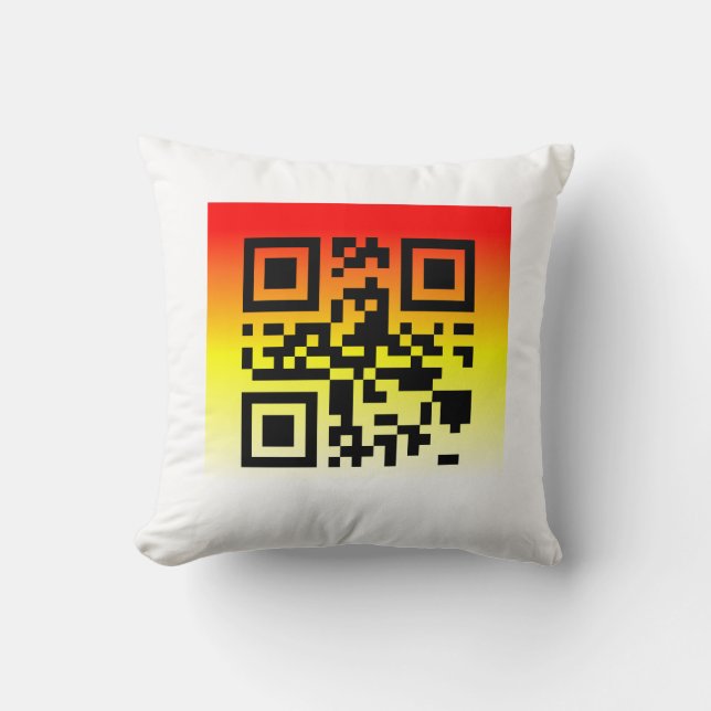 QR-kod® - uppspelning: GRATTISAR Kudde (Framsida)