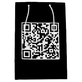 QR-kod vid födelsedag i svart