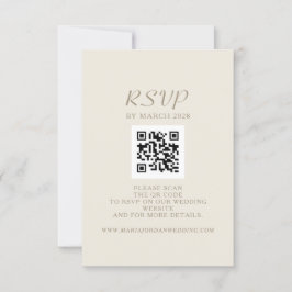 QR-kod Webbplats Bröllop OSA Kort