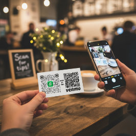 QR-kodbetalning Processaa förenklad Visitkort