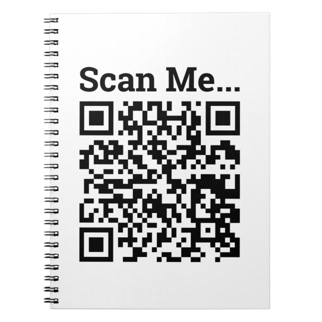 QR-koddesign Anteckningsbok (Framsidan)