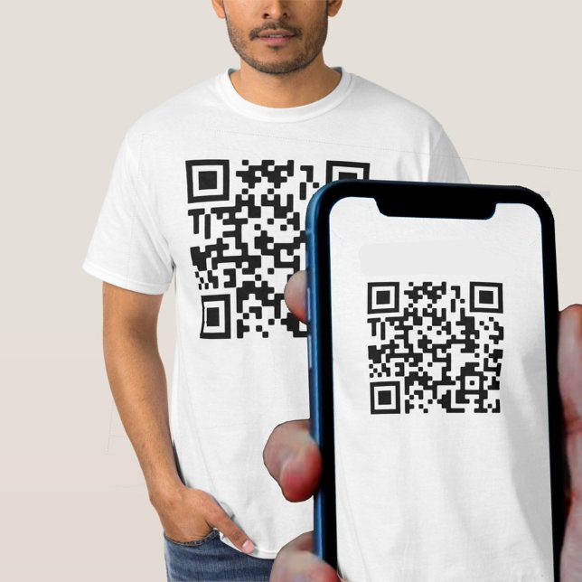 QR-koddesign T Shirt (Skapare uppladdad)