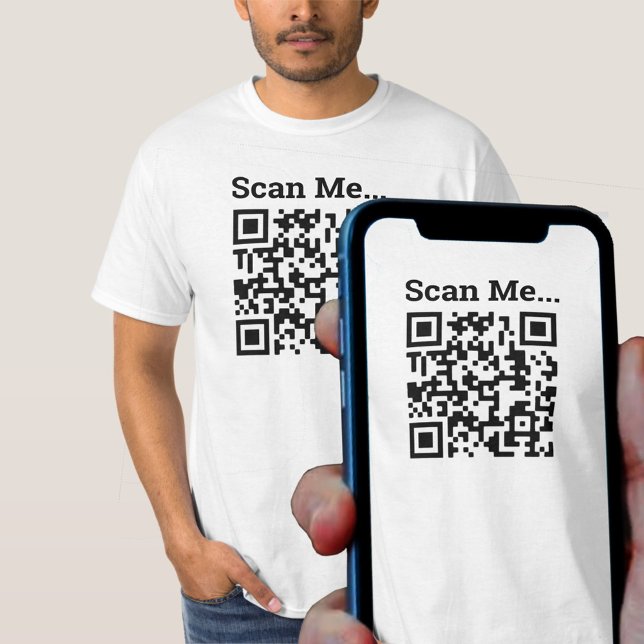 QR-koddesign T-Shirt (Skapare uppladdad)