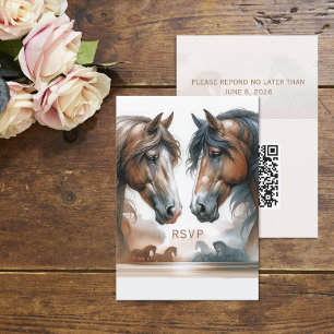 QR-koden Bröllop Lodrät OSA kort