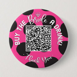 QR-koden Köp en drink Bachelorette Cowgirl Knapp