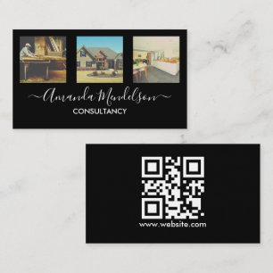QR-kodfoto för bild eller Logotyp Visitkort