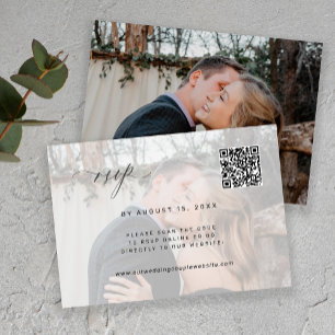 QR-kodfoto OSA elegant bröllop OSA kort