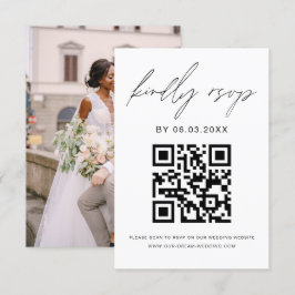 QR-kodfoto OSA minimalistisk Bröllop-webbplats