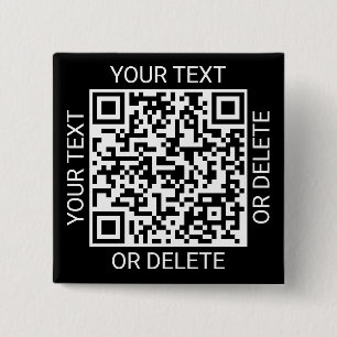 QR-kodgenerator - kampanjwebbplats Modern svart Knapp