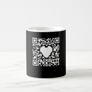 QR-kodgenerator med hjärta Kaffemugg