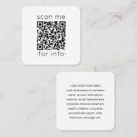 QR-kodgenerator Modern minimalistisk vit sökning