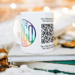 QR-kodgenerator och din Logotyp - affärsfrämjande Kaffemugg<br><div class="desc">webbplats med snyggtens anpassningsbar QR-kod och logotyp keramiskt kaffe mugg. Om du vill skapa din egen QR-kod med hjälp av generatorn skriver du bara in webbplatsens URL i mallen. Alla formuleringar är enkla att anpassa eller ta bort, och öppenheten i färg, typsnitt och logotyp är lätt att ändra med Zazzle-konstruktionen...</div>