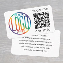 QR-kodgenerator och Logotyp - modern, minimalistis