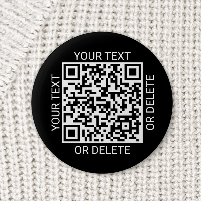 QR-kodgenerator Reklamwebbplats Enkel svart Knapp (Skapare uppladdad)