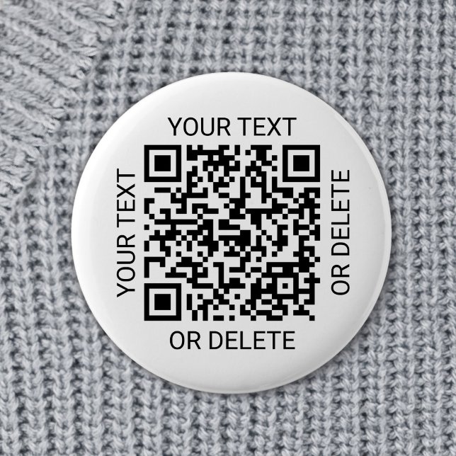 QR-kodgenerator Reklamwebbplats Enkel vit Knapp (Skapare uppladdad)
